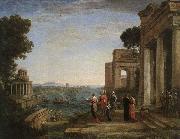 Claude Lorrain Aeneas-s Farewell to Dido in Carthago USA oil painting artist